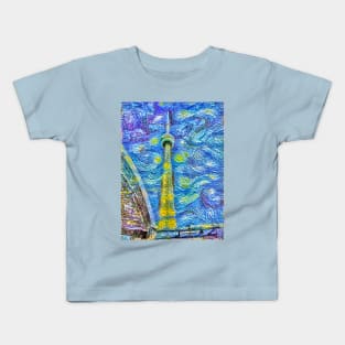 Van Gogh Tower Kids T-Shirt